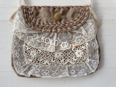 画像2: アンティ―クレース小さなバッグ