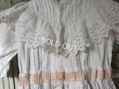 画像16: アンティーク洗礼式用ベビードレス