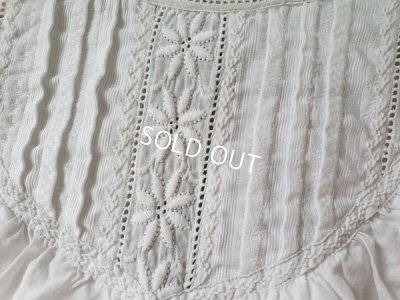 画像7: アンティーク洗礼式用ベビードレス