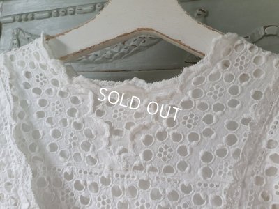 画像8: アンティークレースチャイルドドレス