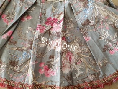 画像3: アンティーク花柄カーテン