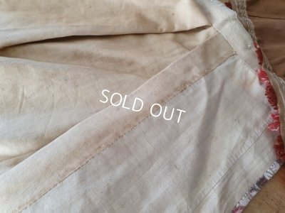 画像14: アンティーク花柄カーテン