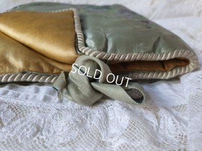 画像9: すみれ柄シルクハンキーケース