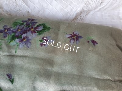 画像12: すみれ柄シルクハンキーケース