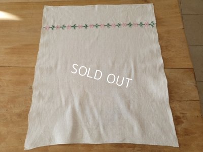 画像3: ハンガリアン花柄刺繍リネンクロス