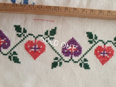 画像6: ハンガリアン花柄刺繍リネンバッグ