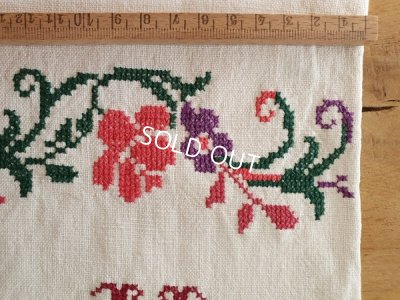 画像5: ハンガリアン花柄刺繍リネンバッグ