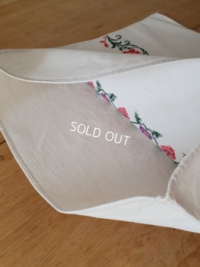 画像3: ハンガリアン花柄刺繍リネンバッグ