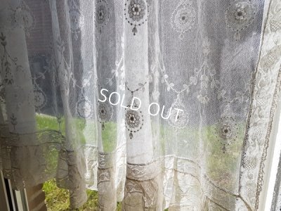 画像19: アンティークレースカーテン