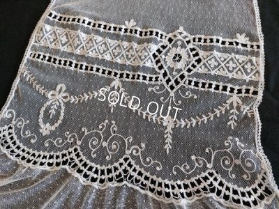 画像12: アンティークレースカーテン