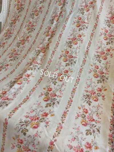 画像2: アンティークフレンチ花柄ファブリック