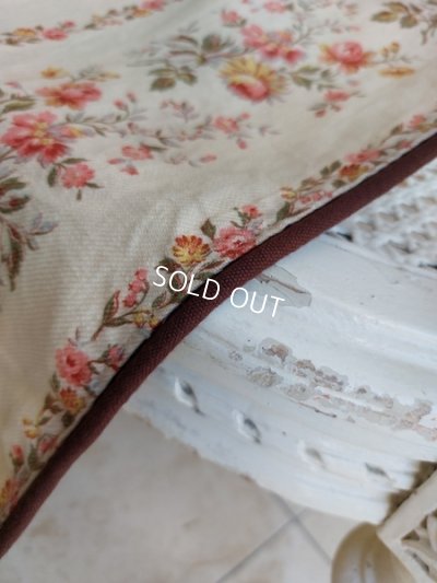画像7: アンティークフレンチ花柄ファブリック