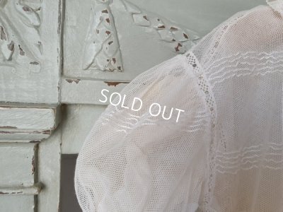 画像19: アンティークチュールレースベビーケープ付きドレス