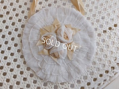 画像7: アンティークリボンワークポーチ