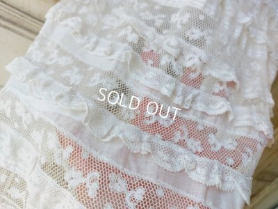 画像10: アンティークレースベビードレス