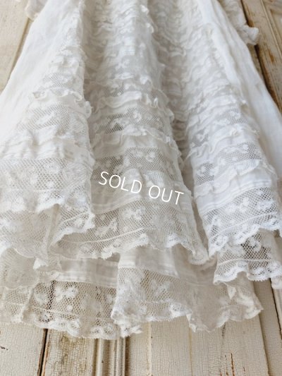 画像4: アンティークレースベビードレス