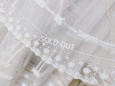 画像12: アンティークレースベビーケープ