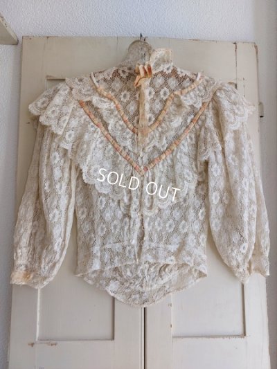 画像3: アンティークレースブラウス