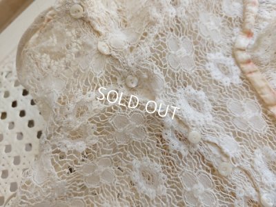画像12: アンティークレースブラウス