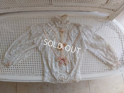画像10: アンティークレースブラウス