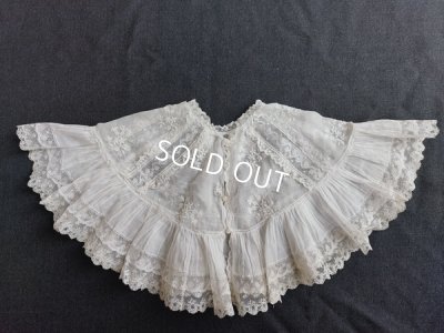 画像2: アンティークレース付け襟