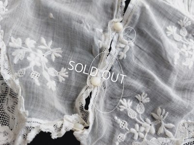 画像10: アンティークレース付け襟