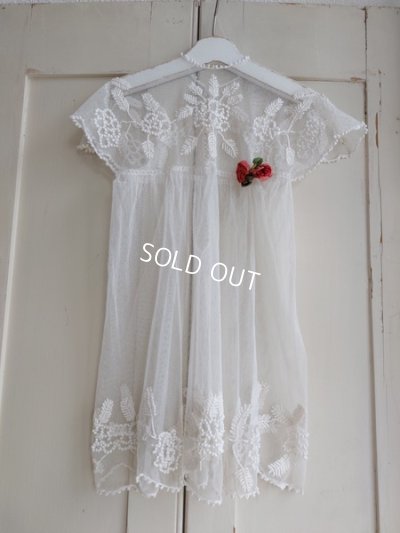 画像2: アンティークロココリボンワークベビードレス