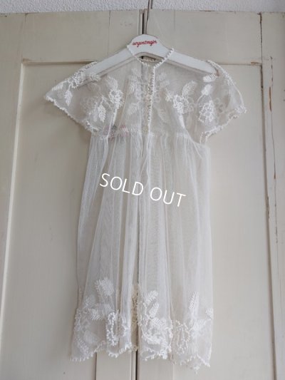 画像3: アンティークロココリボンワークベビードレス