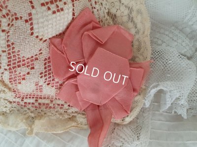 画像10: アンティークフィレレースボンネット