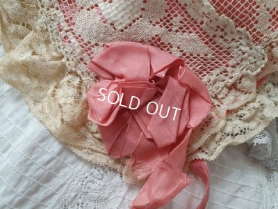 画像9: アンティークフィレレースボンネット