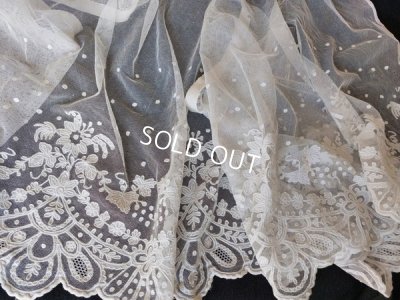 画像17: アンティークレースカーテン