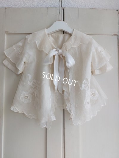 画像2: アンティークベビーボレロ