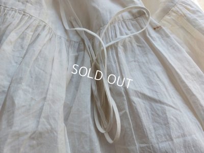 画像12: アンティークレースペチコート