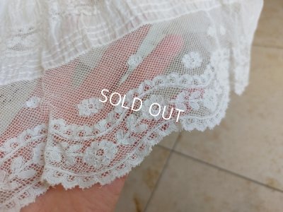 画像8: アンティークレースペチコート