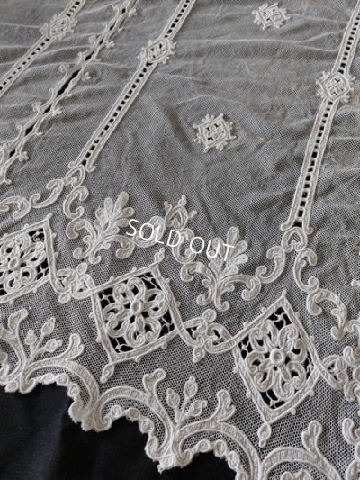 画像2: アンティークレースカーテン