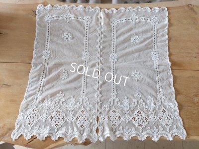 画像10: アンティークレースカーテン