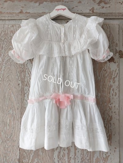 画像2: アンティークベビードレス