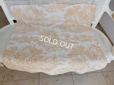 画像9: アンティークトワルドジュイ柄キルト