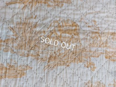 画像13: アンティークトワルドジュイ柄キルト