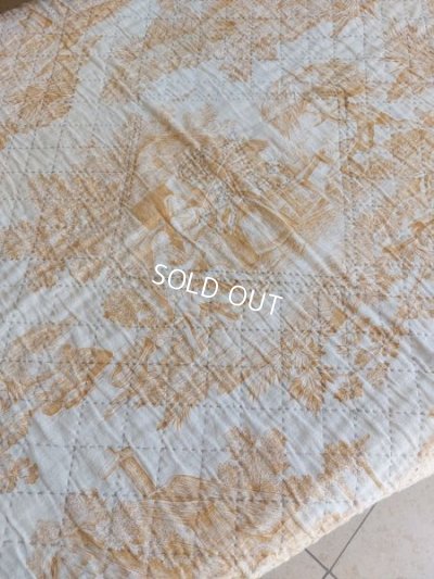 画像4: アンティークトワルドジュイ柄キルト