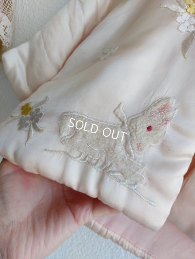 画像3: アンティークうさぎのベビーコート