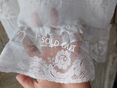 画像15: アンティークレース洗礼ベビードレス