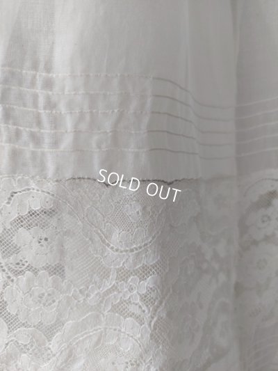 画像9: アンティークレース洗礼ベビードレス