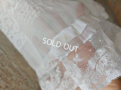 画像5: アンティークレース洗礼ベビーケープ