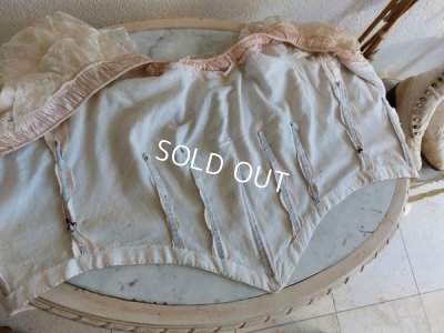 画像13: アンティークレースボディス