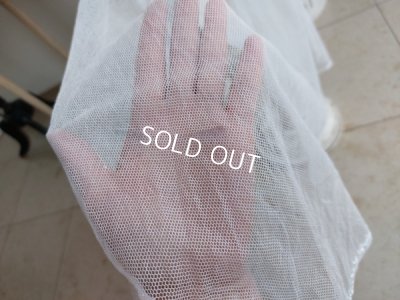 画像14: 布花付きアンティークベール