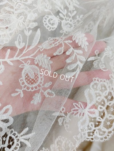 画像18: アンティークニードルレーススカーフ付ドレス