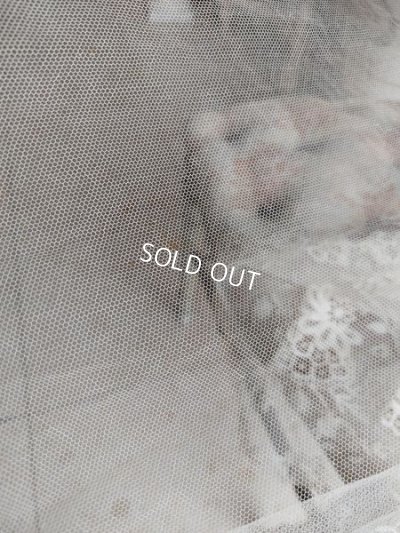 画像27: アンティークニードルレーススカーフ付ドレス