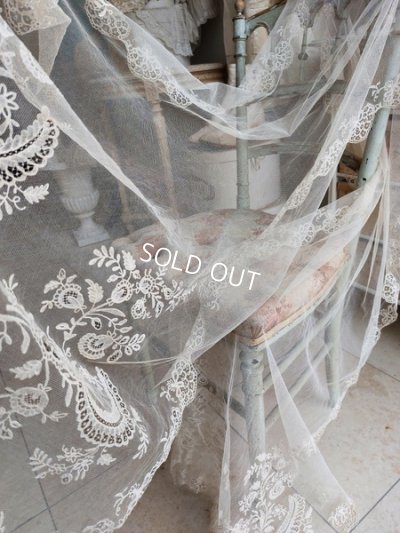 画像15: アンティークニードルレーススカーフ付ドレス