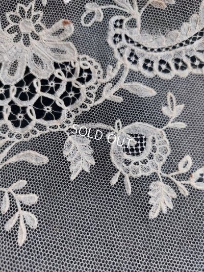 画像22: アンティークニードルレーススカーフ付ドレス